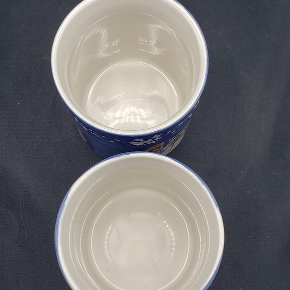 Tabletops Unlimited snow couple coffee tea mugs snowmen - Picture 5 of 6